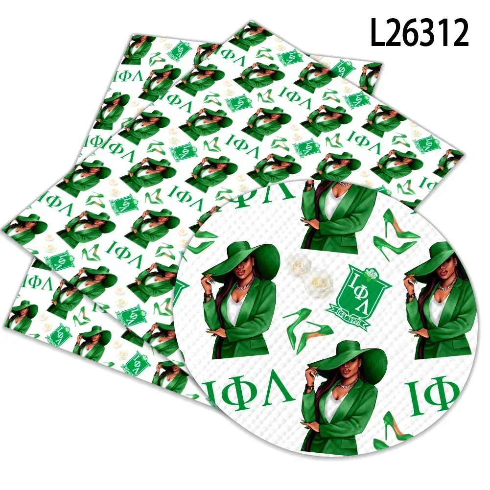 Sorority Iota Phi Lambda Artificial Leather Cross Pattern for DIY Bag Earring Craft Making 30*136cm
Sorority Iota Phi Lambda Artificial Leather Cross Pattern for DIY Bag Earring Craft Making 30*136cm