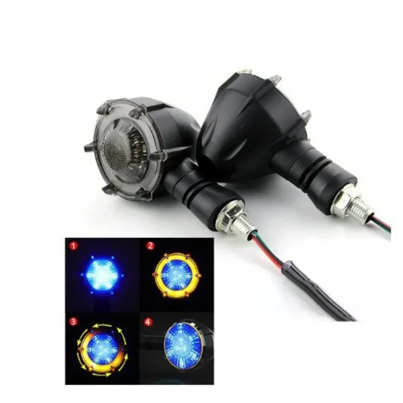 2pcs Universal Motorcycle DRL Turn Signal Light Motorbike Led Indicator Daytime Running Light Flowing Brake Strobe Flash DC12V
2pcs Universal Motorcycle DRL Turn Signal Light Motorbike Led Indicator Daytime Running Light Flowing Brake Strobe Flash DC12V