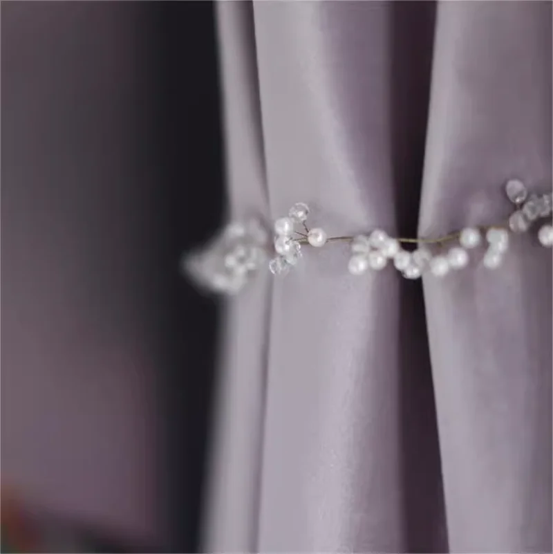Modern Curtains for Living Room Luxury Bedroom Solid Color Cortina High-quality Purple Velvet Multi-color Window Curtain Custom
Modern Curtains for Living Room Luxury Bedroom Solid Color Cortina High-quality Purple Velvet Multi-color Window Curtain Custom