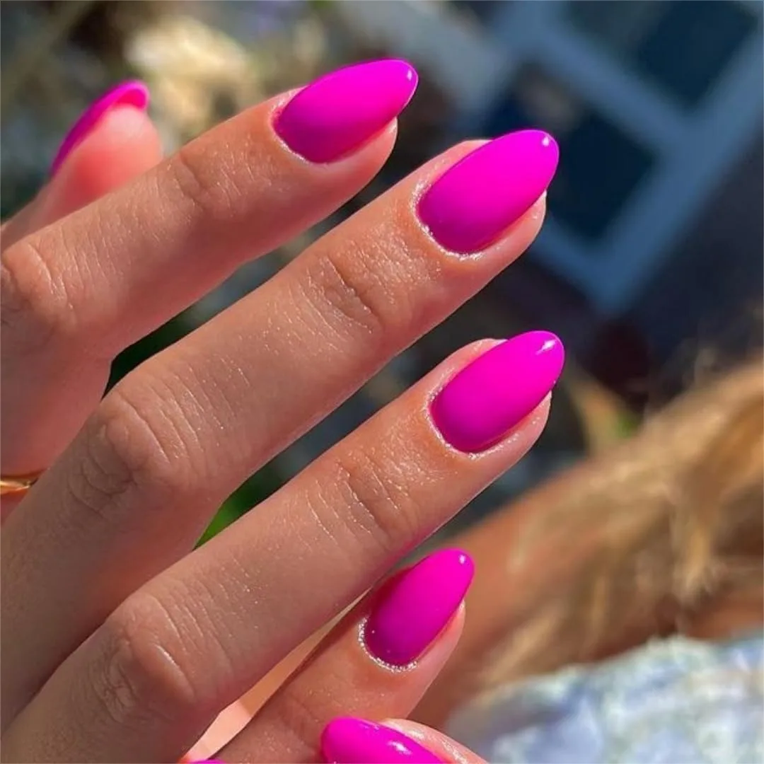 Hot Pink Press on Nails Short Almond Fake Nails, 24Pcs Thick Solid Color False Nails with Glue for Women
Hot Pink Press on Nails Short Almond Fake Nails, 24Pcs Thick Solid Color False Nails with Glue for Women