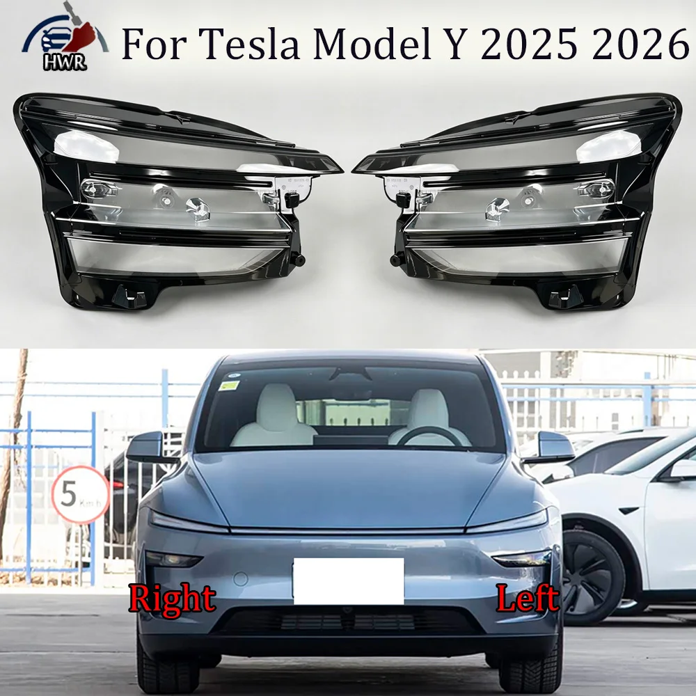 Front Headlight Shell Transparent Headlamp Cover Lamp Shade Plexiglass Replace Original Lampshdade 2025-2026 For Tesla Model Y
Front Headlight Shell Transparent Headlamp Cover Lamp Shade Plexiglass Replace Original Lampshdade 2025-2026 For Tesla Model Y