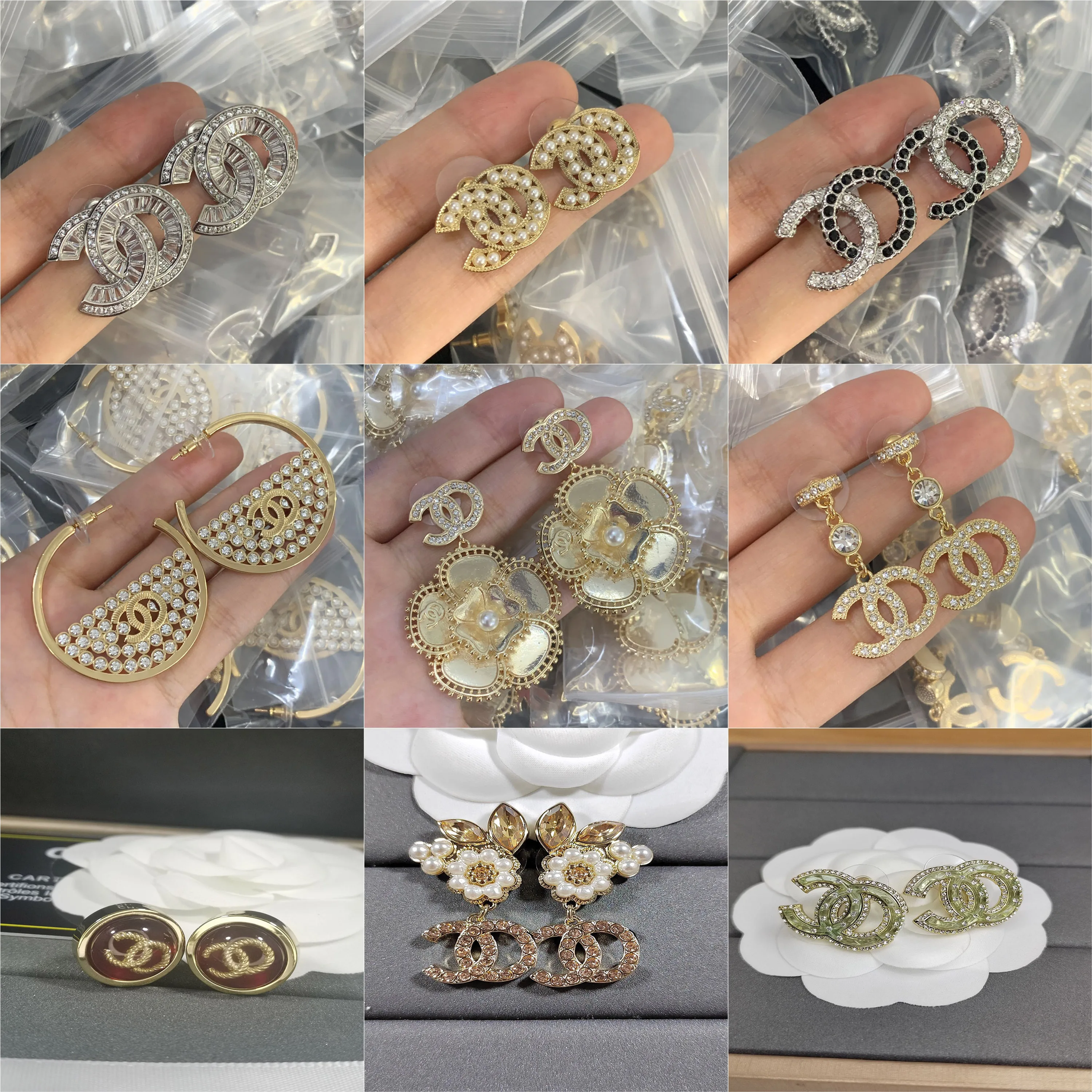 2026 new Chan stud earrings double C elegant temperament improve personal bearing charm, affordable price
2026 new Chan stud earrings double C elegant temperament improve personal bearing charm, affordable price