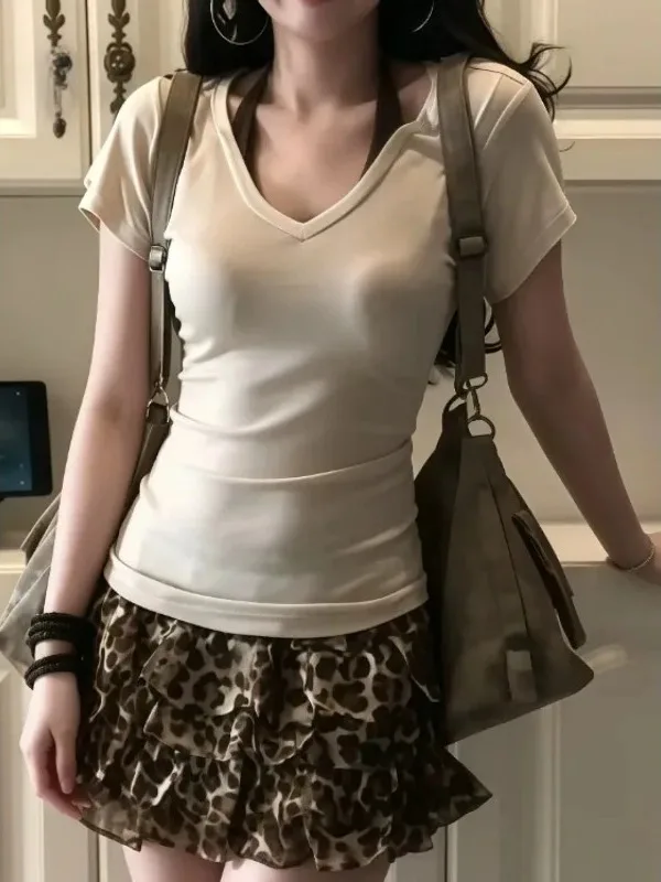plus Size Women's High Waist Leopard Print Skirt Set Slim Fit Two Piece Summer Fashion Ensemble Casual Commute Style
plus Size Women's High Waist Leopard Print Skirt Set Slim Fit Two Piece Summer Fashion Ensemble Casual Commute Style