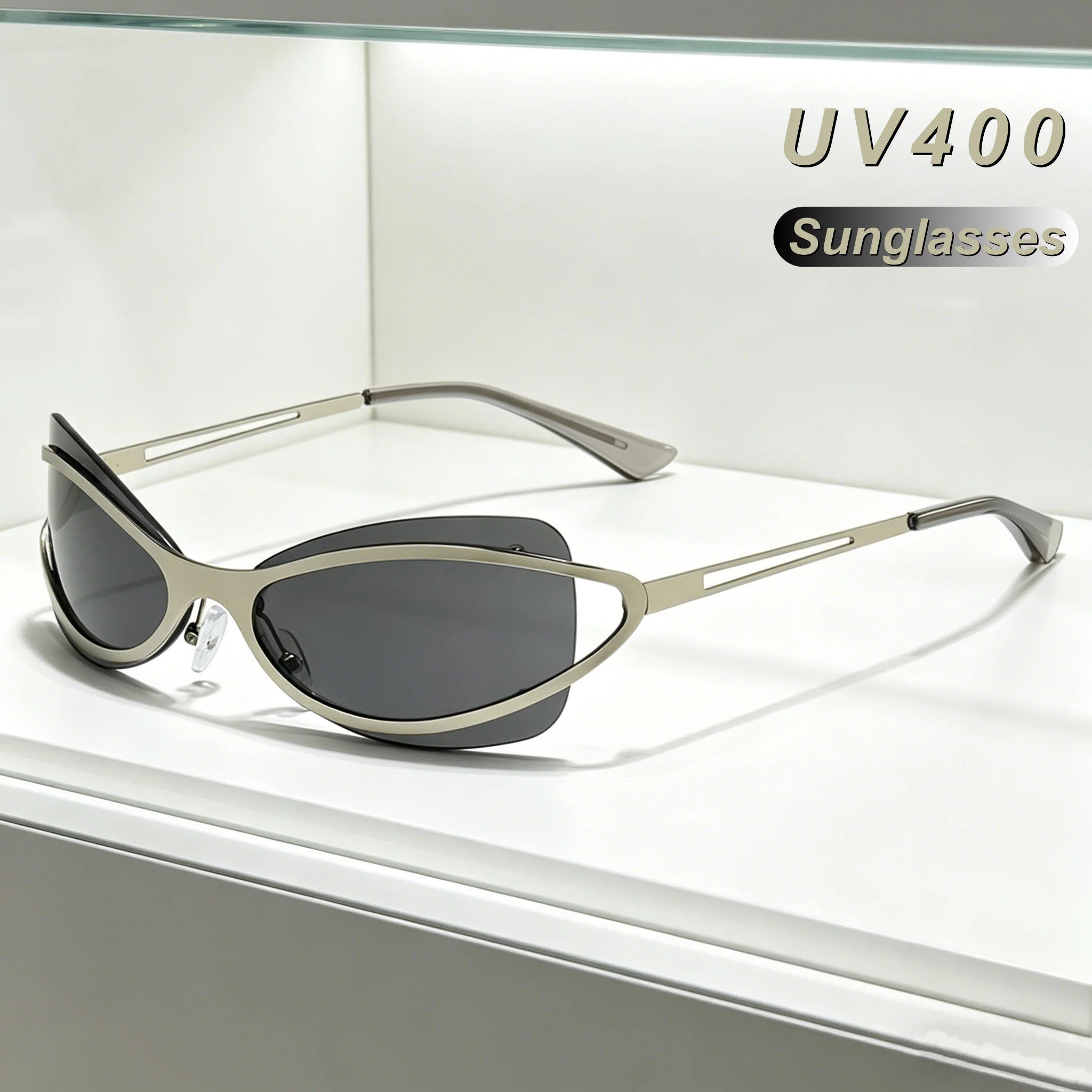 2026 New Fashionable Personalized HD Cat Eye Women's Sunglasses Retro Outdoor Neutral Luxury Premium UV400 Sunscreen Glasses
2026 New Fashionable Personalized HD Cat Eye Women's Sunglasses Retro Outdoor Neutral Luxury Premium UV400 Sunscreen Glasses