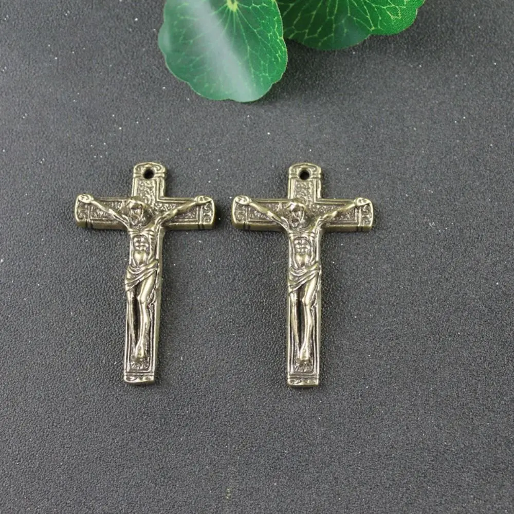 Pure Copper Cross Copper Pendant Handmade DIY Jesus Statue Keychain Cross Shape Chapel Hanging Ornaments Jewelry Accessories
Pure Copper Cross Copper Pendant Handmade DIY Jesus Statue Keychain Cross Shape Chapel Hanging Ornaments Jewelry Accessories
