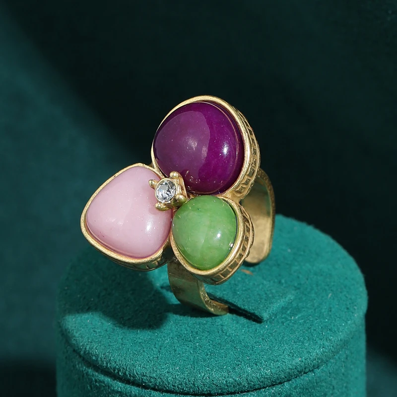 Vintage Natural Stone Green Elegant Rings Women High Designer Purple Pink Ornament Banquet Jewelry 2026 Gold Color Accessories
Vintage Natural Stone Green Elegant Rings Women High Designer Purple Pink Ornament Banquet Jewelry 2026 Gold Color Accessories