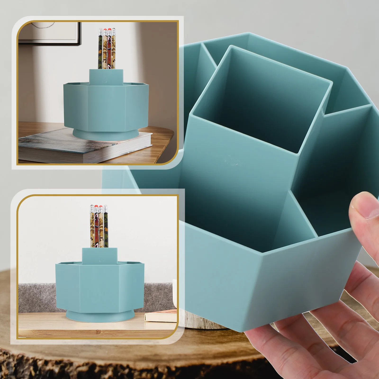 Stationery Rotating Pen Holder Desk Organizer Cute Storage Box Office Organizers Pencil
Stationery Rotating Pen Holder Desk Organizer Cute Storage Box Office Organizers Pencil