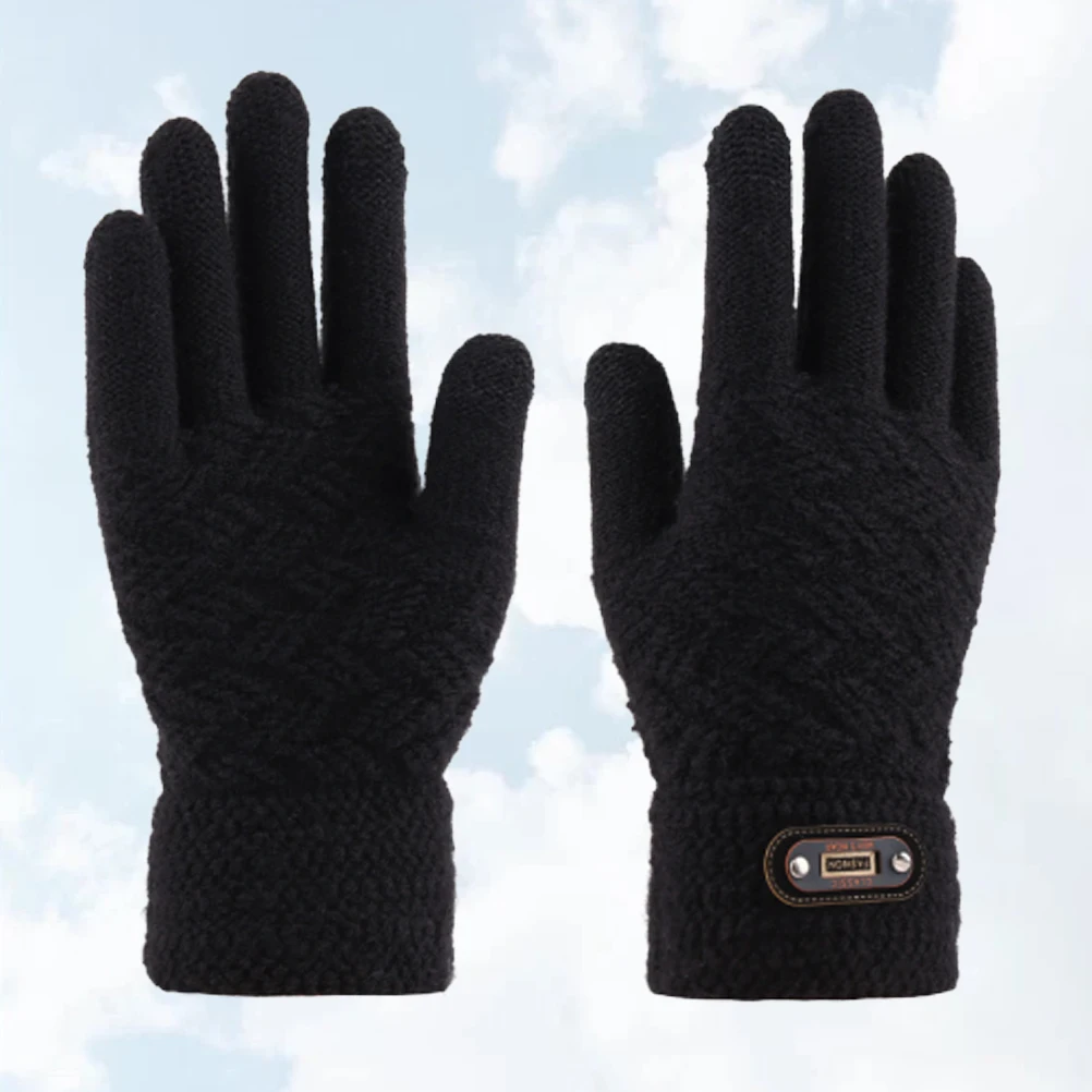 1 Pair Screen Men'S Winter Warm Windproof Men'S Anti-Freeze Conductive Gloves Touch Screen Gloves For Outdoor Use
1 Pair Screen Men'S Winter Warm Windproof Men'S Anti-Freeze Conductive Gloves Touch Screen Gloves For Outdoor Use