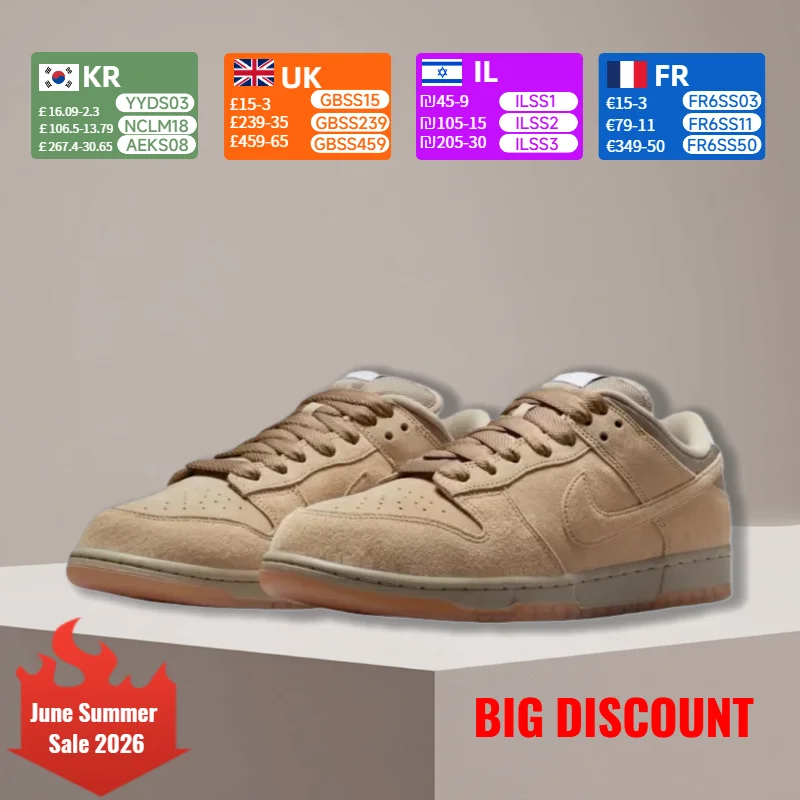 Nike Dunk SB Unisex Fashionable Minimalist Solid Color Versatile Durable Skate Shoes HJ0367-200
Nike Dunk SB Unisex Fashionable Minimalist Solid Color Versatile Durable Skate Shoes HJ0367-200