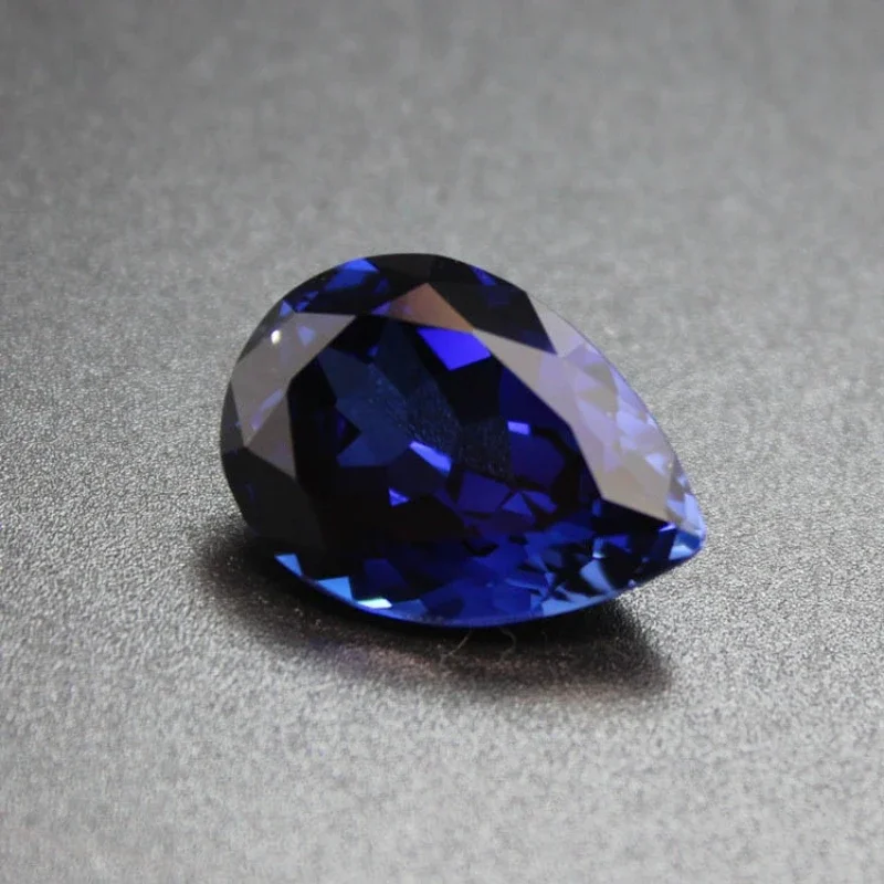 Sapphire Lab Grown Stone Pear Shape Royal Blue Color DIY Jewelry Setting&Custom Design Selectable Certificate Factory Wholesale
Sapphire Lab Grown Stone Pear Shape Royal Blue Color DIY Jewelry Setting&Custom Design Selectable Certificate Factory Wholesale