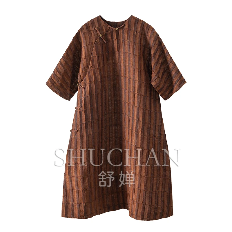 new Chinese silk linen fried color jacquard medium and long cheongsam shirt Hanfu women's 2Q19 birthday dress for women
new Chinese silk linen fried color jacquard medium and long cheongsam shirt Hanfu women's 2Q19 birthday dress for women