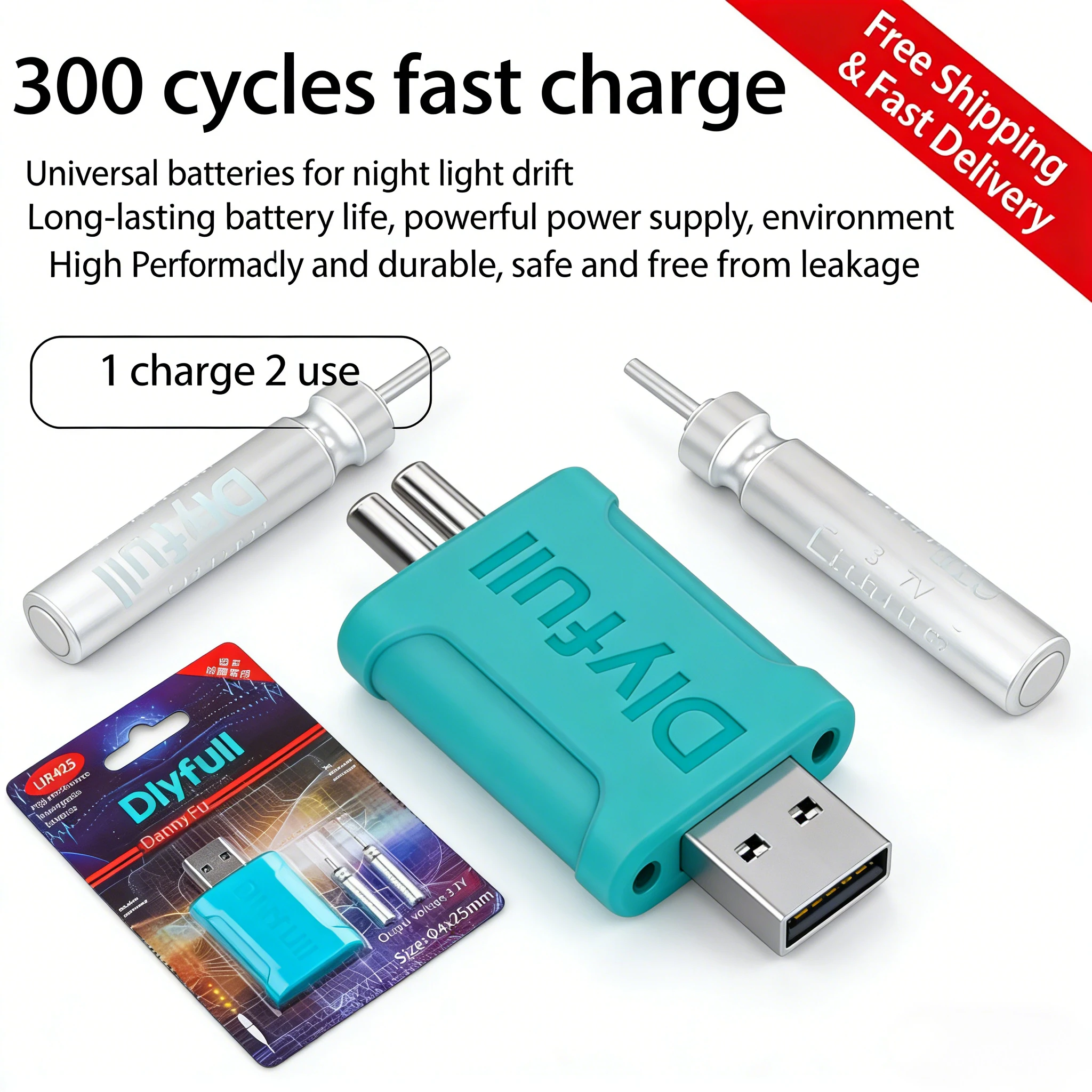 Rechargeable CR425 Battery USB Charger Kit for Glowing Electronic Float LIR425 Luminous Bobber Night Fishing Gear
Rechargeable CR425 Battery USB Charger Kit for Glowing Electronic Float LIR425 Luminous Bobber Night Fishing Gear