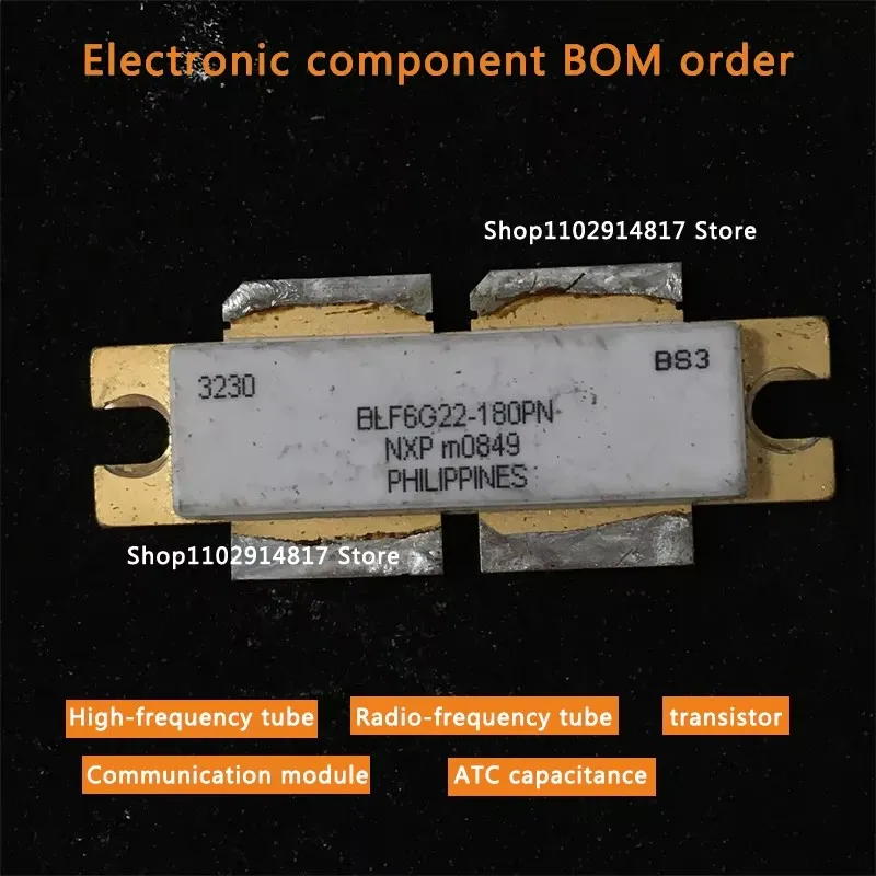 BLF6G22-180PN RF керамический конденсатор высокой мощности Высокочастотный конденсатор Высокая емкость Q Высокочастотная трубка Транзистор
BLF6G22-180PN RF керамический конденсатор высокой мощности Высокочастотный конденсатор Высокая емкость Q Высокочастотная трубка Транзистор