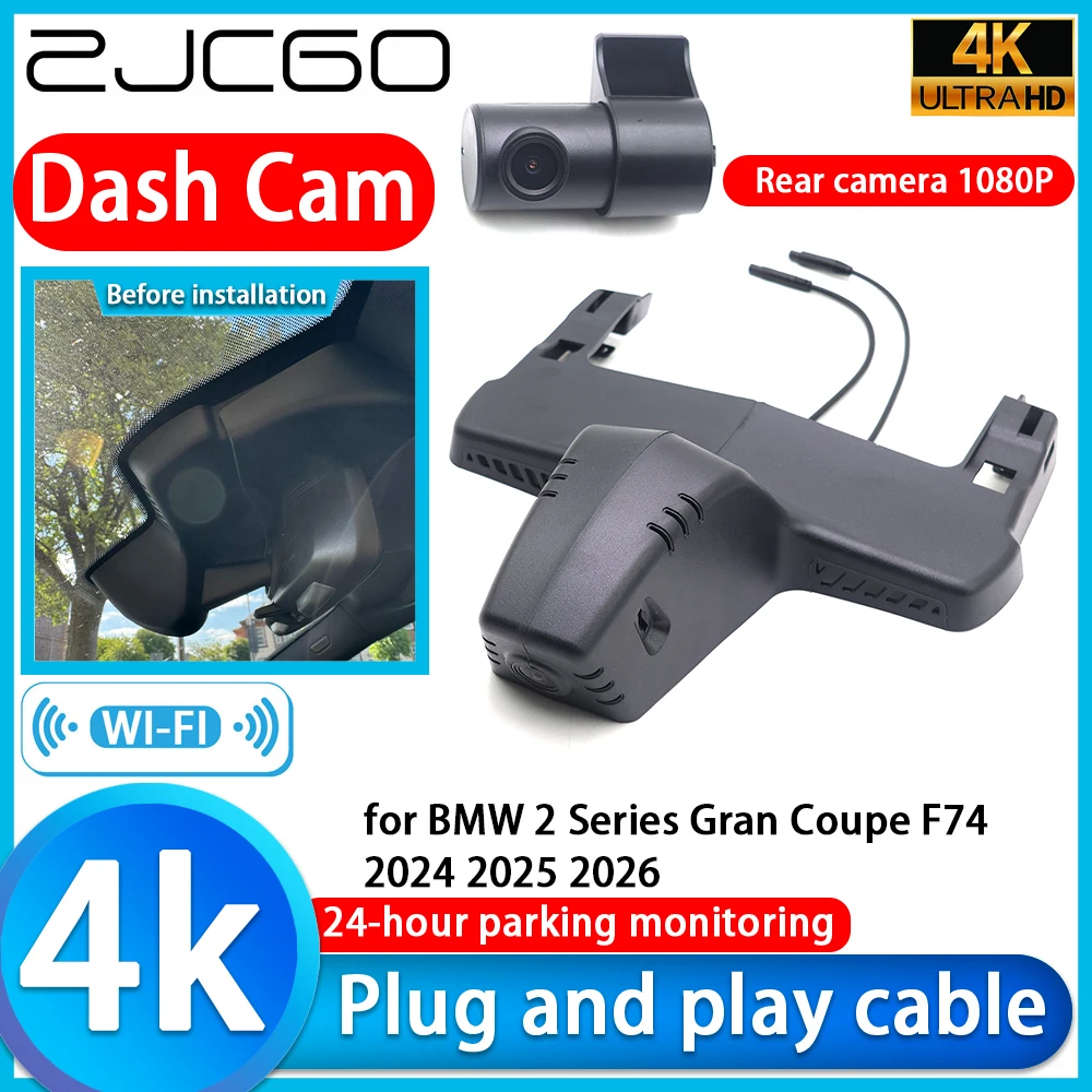ZJCGO for BMW 2 Series Gran Coupe F74 2024 2025 2026 4K DVR Dash Cam Camera Sony Lens 24 Hour Parking Video Recorder Recording
ZJCGO for BMW 2 Series Gran Coupe F74 2024 2025 2026 4K DVR Dash Cam Camera Sony Lens 24 Hour Parking Video Recorder Recording
