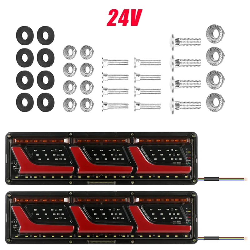 24V Taillights Truck Lights Flashing Turn Signal Lamp Trailer LED Fog Position Tail Rear Brake Reverse Indicator-X67A
24V Taillights Truck Lights Flashing Turn Signal Lamp Trailer LED Fog Position Tail Rear Brake Reverse Indicator-X67A
