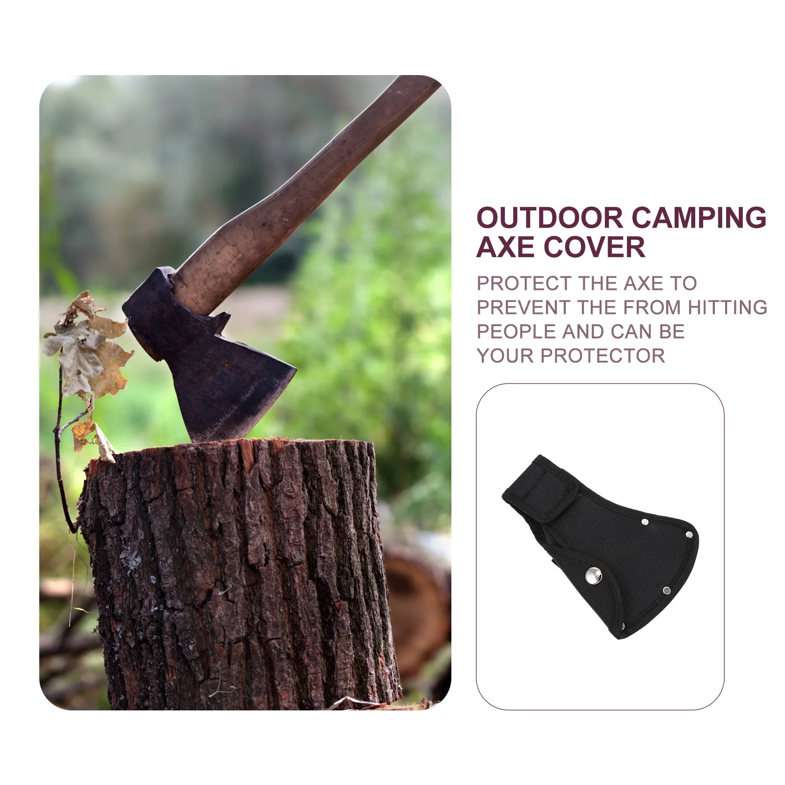 Nylon Axe Protective Sleeve Durable Thick Professional Hatchet Cover Camping Accessory Universal Protector Nylon Case
Nylon Axe Protective Sleeve Durable Thick Professional Hatchet Cover Camping Accessory Universal Protector Nylon Case