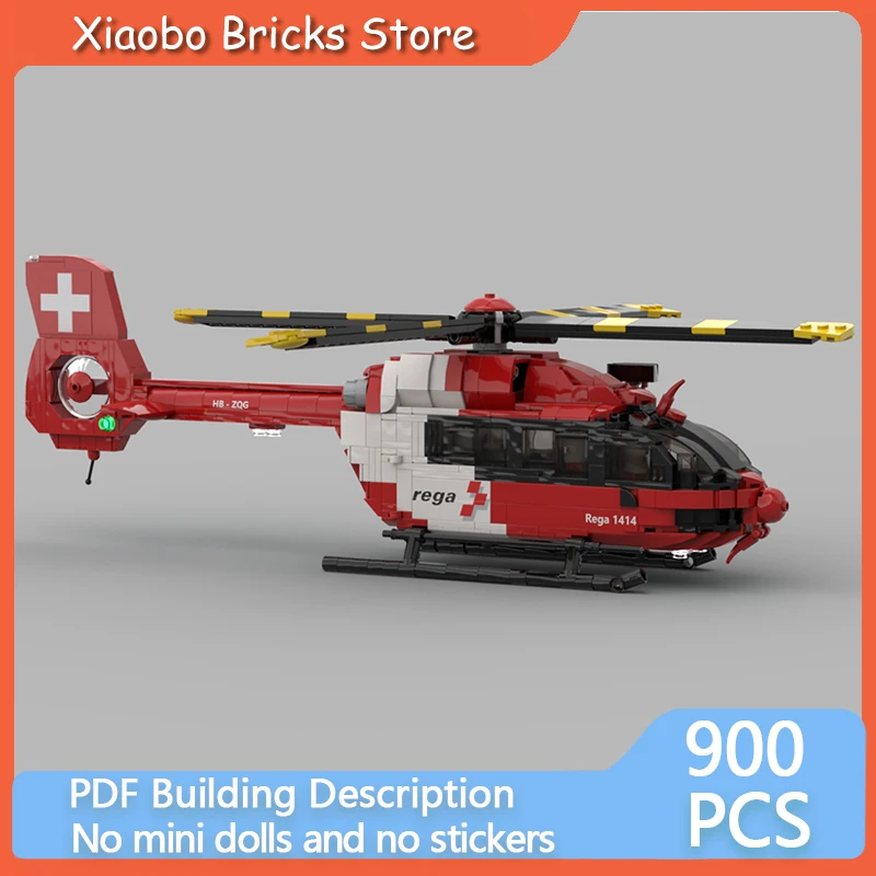 Military Aircraft Model MOC Building Bricks Airbus Helicopters H145M Modular Technology Gift Holiday Assemble Children Toys Suit
Military Aircraft Model MOC Building Bricks Airbus Helicopters H145M Modular Technology Gift Holiday Assemble Children Toys Suit