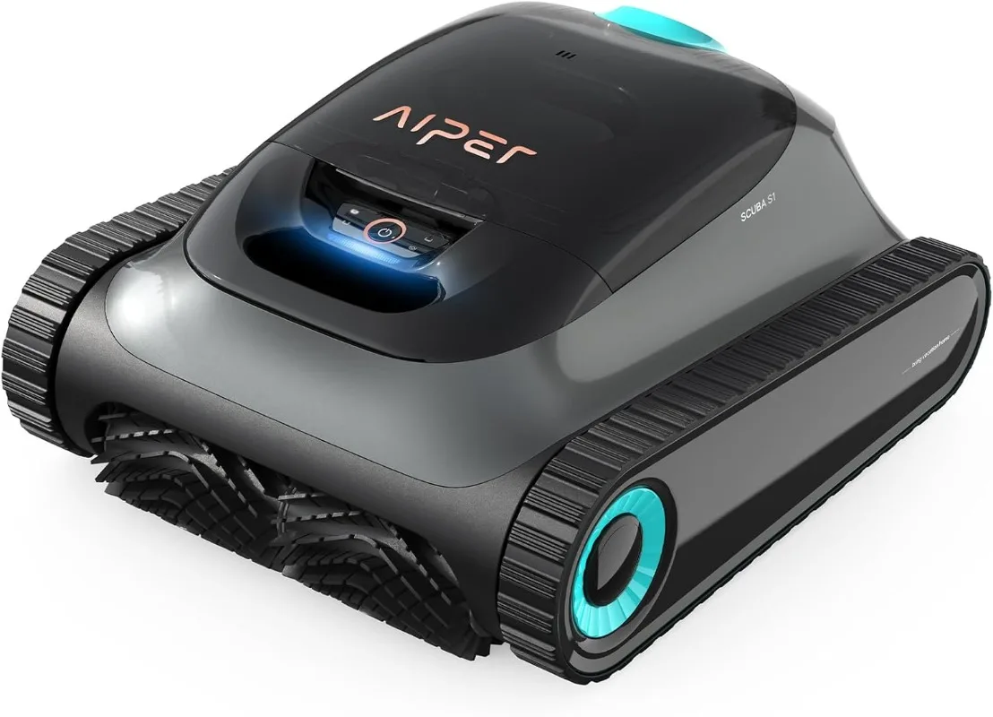 Cordless Robotic Pool Cleaner, Pool Vacuum for Inground Pools, Wall and Waterline Cleaning
Cordless Robotic Pool Cleaner, Pool Vacuum for Inground Pools, Wall and Waterline Cleaning