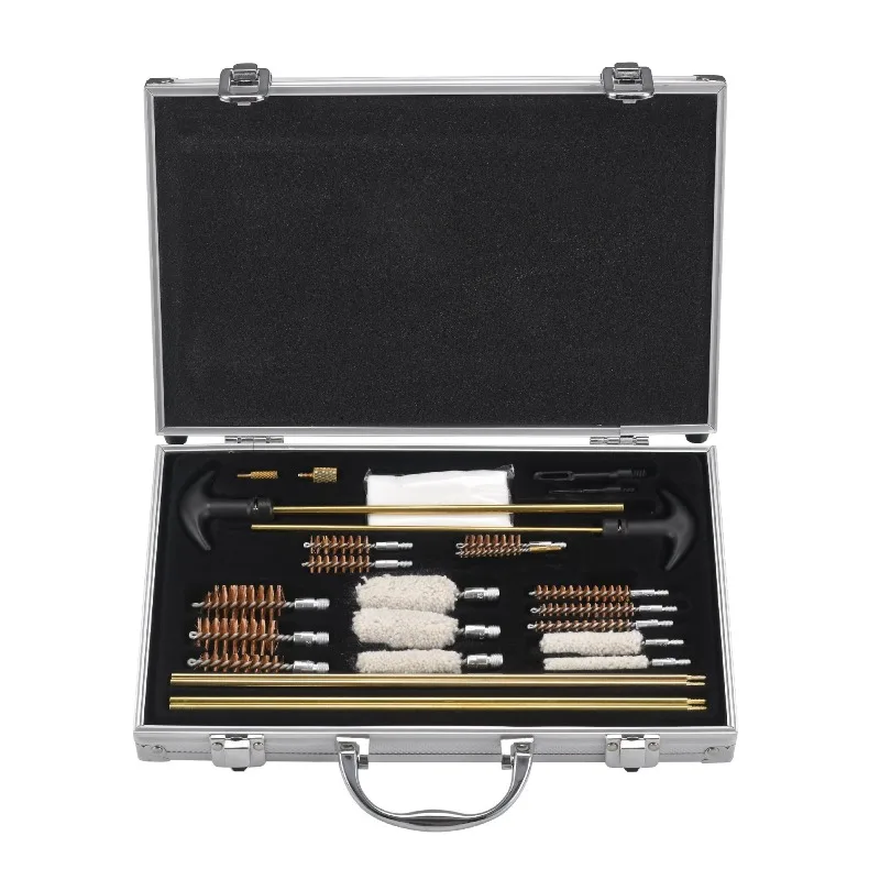 Cross border gun barrel brush tool cleaning kit GK06 copper cotton brush gun cleaning tool aluminum gun brush
Cross border gun barrel brush tool cleaning kit GK06 copper cotton brush gun cleaning tool aluminum gun brush