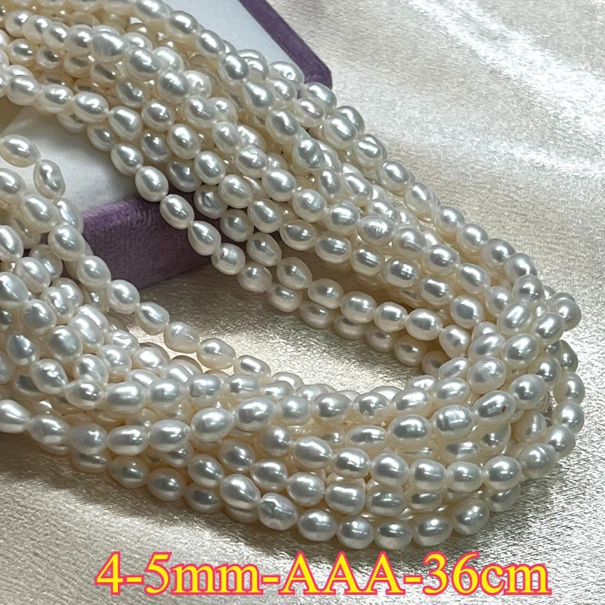 4-5mm Factory Wholesale Natural Freshwater Pearl Rice Spacer Radiant Bead Jewelry MakeDIY Necklace Bracelet Women Gift Wedding
4-5mm Factory Wholesale Natural Freshwater Pearl Rice Spacer Radiant Bead Jewelry MakeDIY Necklace Bracelet Women Gift Wedding