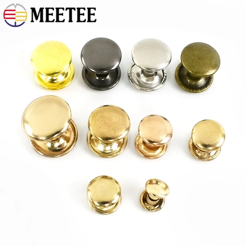 100Sets Meetee 6/8/10mm Color Rivet Studs Double Cap Buckle Clothes Pet Collar Metal Round Button Leather Strap Decor Supplies
100Sets Meetee 6/8/10mm Color Rivet Studs Double Cap Buckle Clothes Pet Collar Metal Round Button Leather Strap Decor Supplies