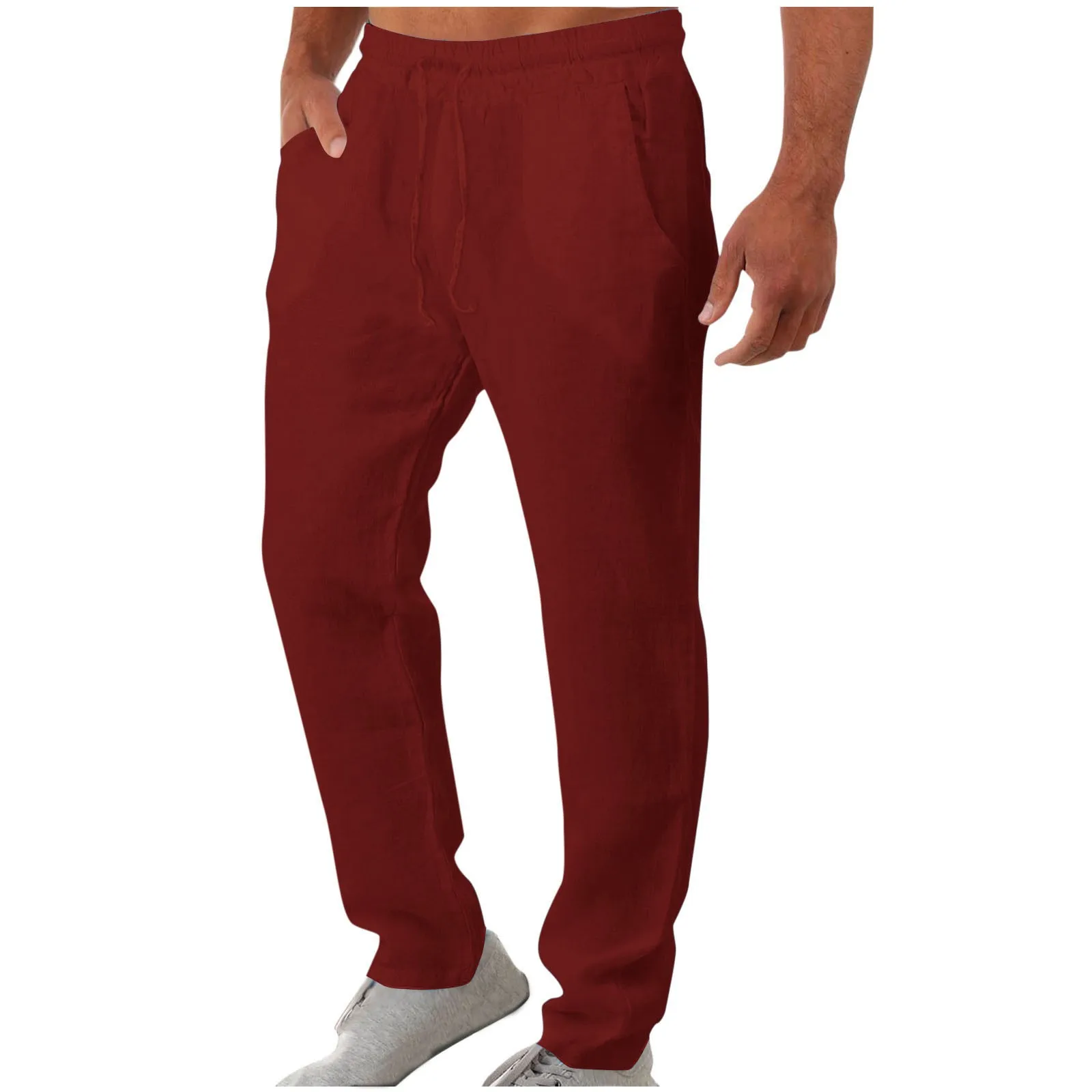 Cotton Linen Men'S Casual Summer Pants Male Breathable Linen Trousers Sweatpants Solid Color Linen Fitness Pants
Cotton Linen Men'S Casual Summer Pants Male Breathable Linen Trousers Sweatpants Solid Color Linen Fitness Pants