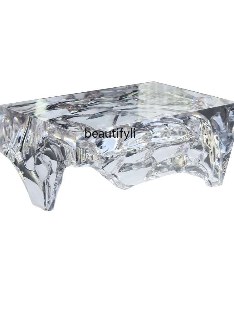 Living Room Water Ripple Coffee Table Light Luxury High-Grade Household Crystal Dining Table Special-Shaped Transparent Resin
Living Room Water Ripple Coffee Table Light Luxury High-Grade Household Crystal Dining Table Special-Shaped Transparent Resin