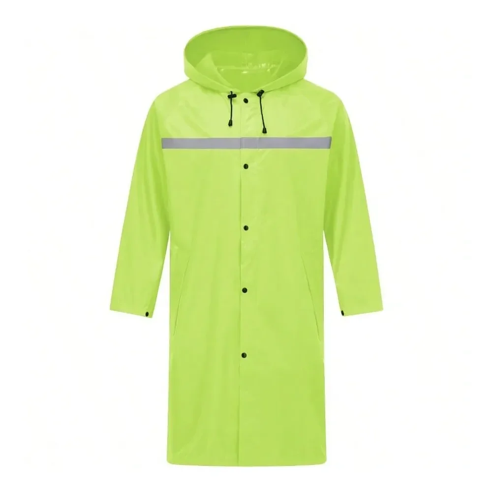 Mens Long Safety Rain Coats With Air Vents Reflective Stripes Waterproof Packable Rain Jacket With Hood Lightweight
Mens Long Safety Rain Coats With Air Vents Reflective Stripes Waterproof Packable Rain Jacket With Hood Lightweight