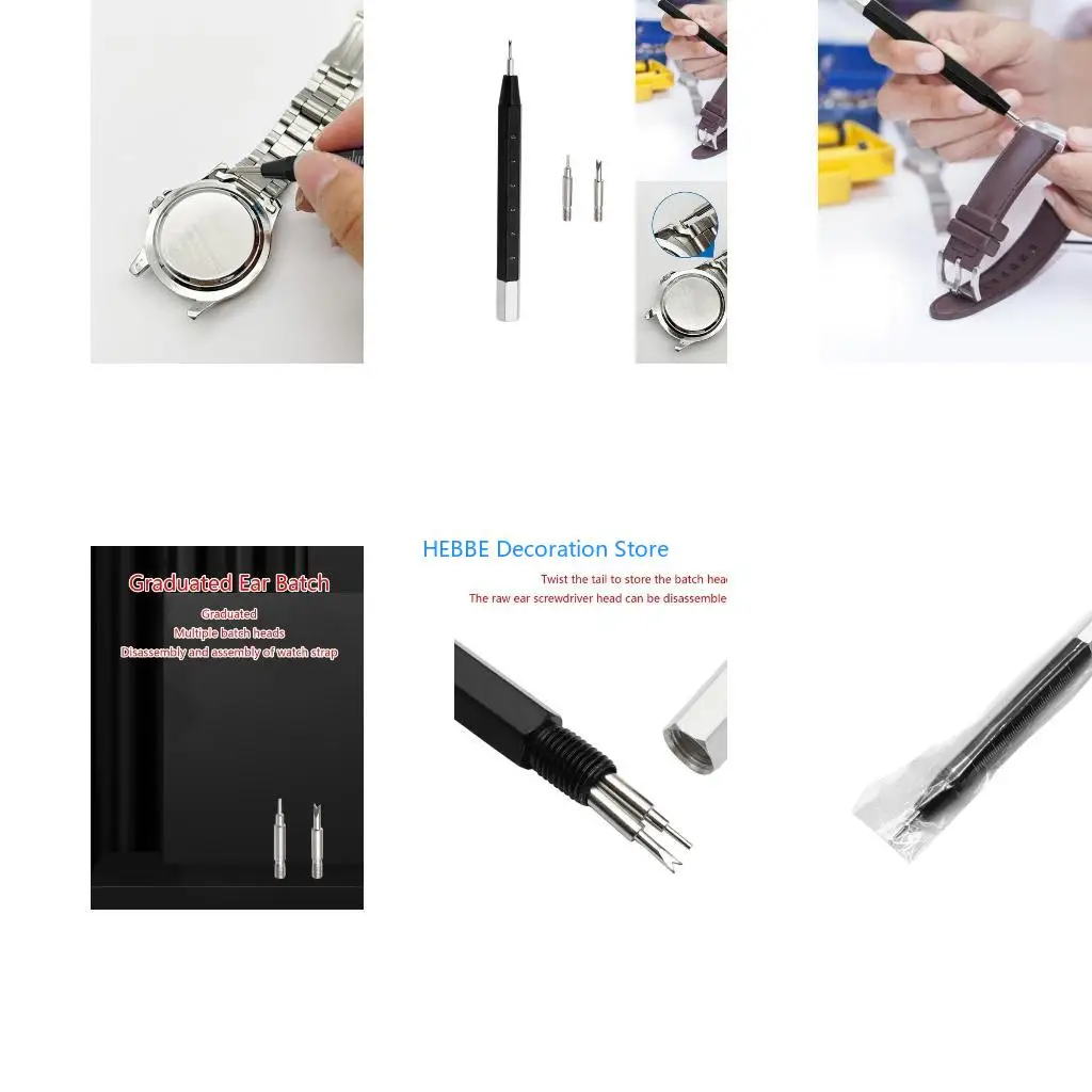 B0KC Watch Band Removal Tool with Scale Measurement Durable Carbon Steel Construction for Leather or Metal Watch Bands
B0KC Watch Band Removal Tool with Scale Measurement Durable Carbon Steel Construction for Leather or Metal Watch Bands