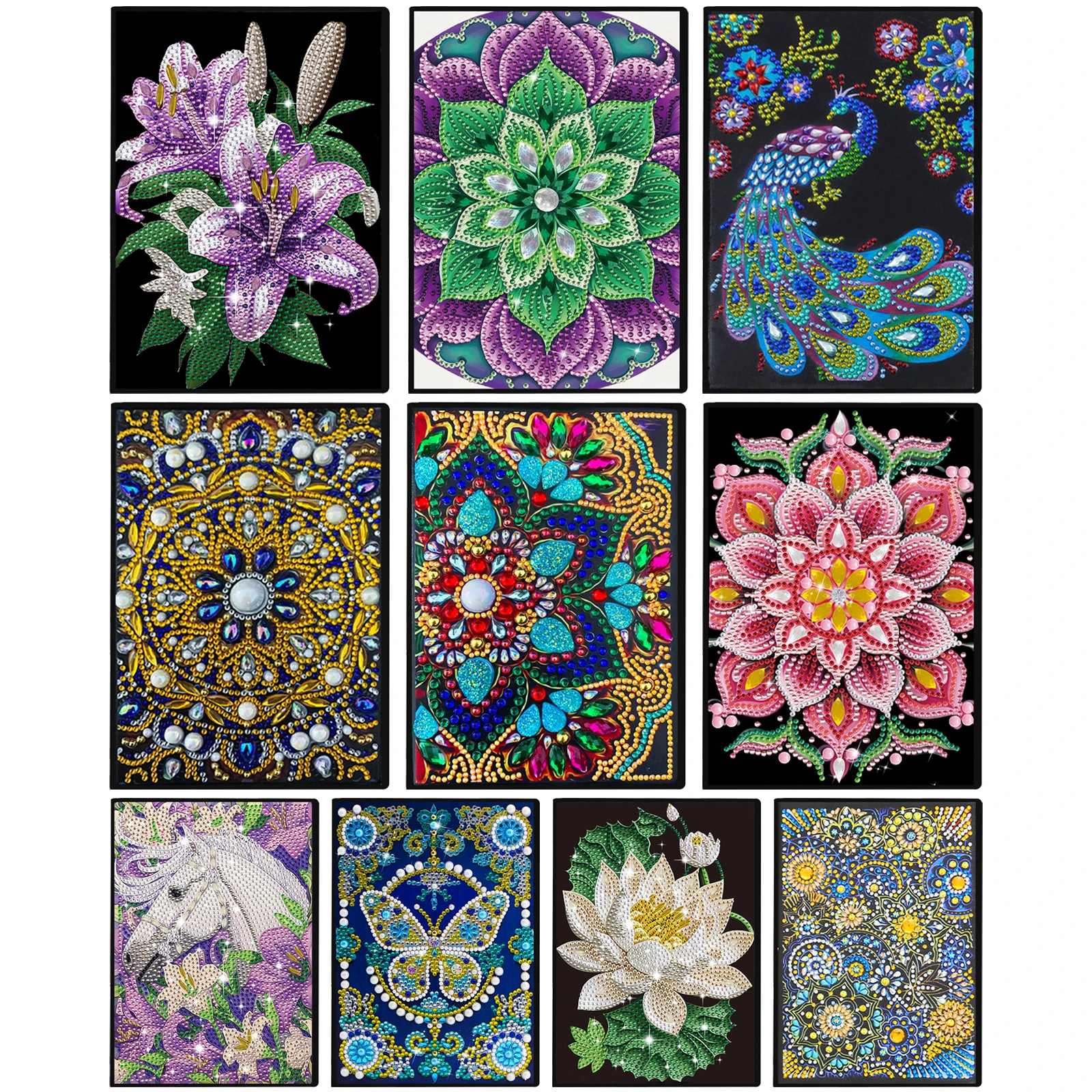 DIY 50 Pages A5 Partial 5D Crystal Art Painting Sketchbook Special Shaped Wireless Strip for Study Home Office Art Drawing
DIY 50 Pages A5 Partial 5D Crystal Art Painting Sketchbook Special Shaped Wireless Strip for Study Home Office Art Drawing
