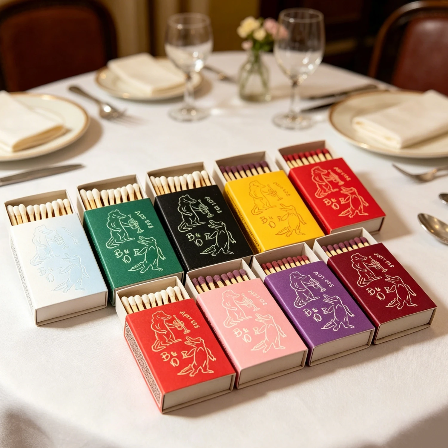 Custom Wedding Dynamic Matchboxes, Personalized Energetic Design, Active Favours for Wedding Party
Custom Wedding Dynamic Matchboxes, Personalized Energetic Design, Active Favours for Wedding Party
