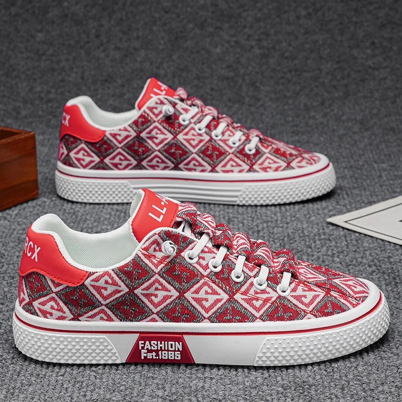 2026 Men's Canvas Shoes Breathable Slip-On Casual Sports Sneakers Thick Bottom Heightening Rubber Outsole Anti-Slip Low Top
2026 Men's Canvas Shoes Breathable Slip-On Casual Sports Sneakers Thick Bottom Heightening Rubber Outsole Anti-Slip Low Top