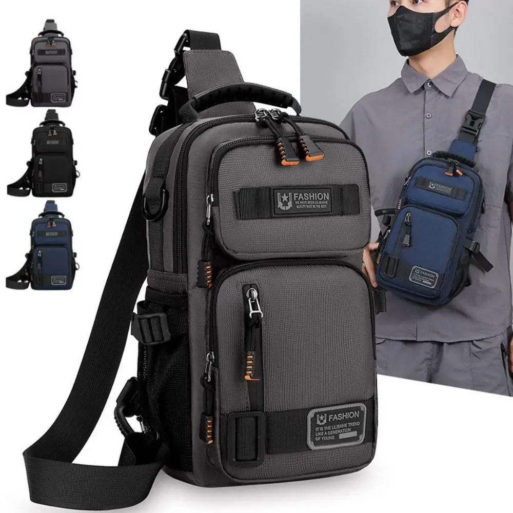 Fashion Multi Pockets Men Chest Bag Shoulder Bag Cloth Sports Message Bag Multifunction Zipper Crossbody Bag Boys
Fashion Multi Pockets Men Chest Bag Shoulder Bag Cloth Sports Message Bag Multifunction Zipper Crossbody Bag Boys