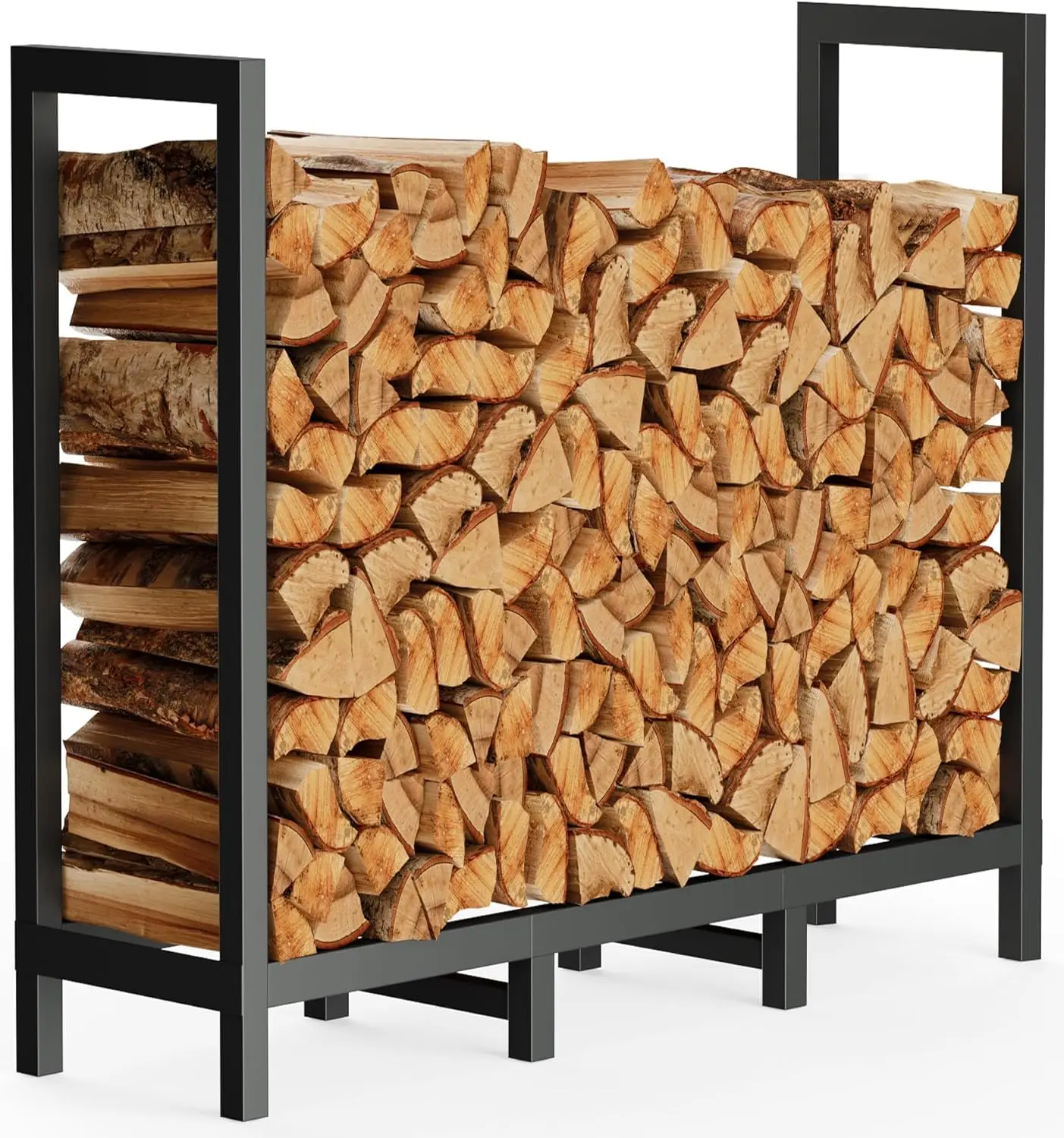 4ft Outdoor Firewood Rack with 8 Support Legs for Log Storage, Adjustable Heavy Duty Stand Organizer for Patio and Fire Pit
4ft Outdoor Firewood Rack with 8 Support Legs for Log Storage, Adjustable Heavy Duty Stand Organizer for Patio and Fire Pit