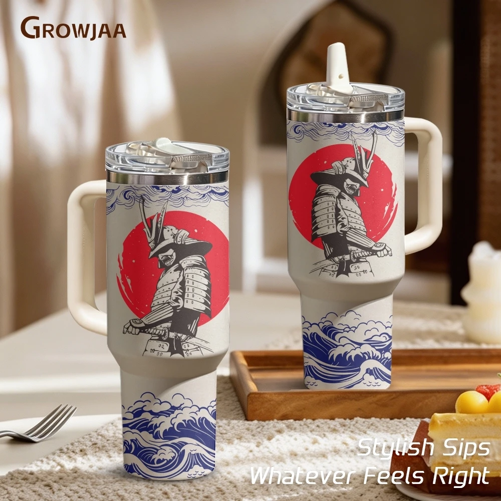 Japanese Samurai Vacuum Flasks 40oz 3rd Gen Vacuum Insulated Tumbler with Handle Straw Lid for Gym Office Travel
Japanese Samurai Vacuum Flasks 40oz 3rd Gen Vacuum Insulated Tumbler with Handle Straw Lid for Gym Office Travel