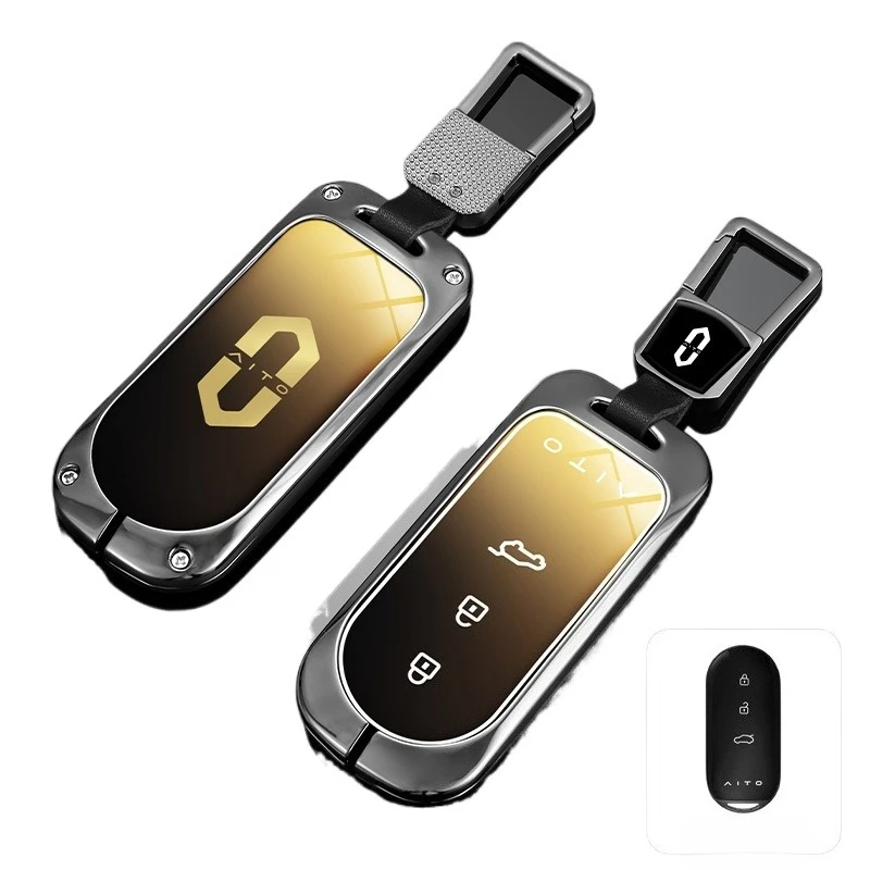 Premium Zinc Alloy Key Cover Case for AITO M9 / M7 / M5 / M8 (2024) - Protective Key Fob Shell Key Bag Chain
Premium Zinc Alloy Key Cover Case for AITO M9 / M7 / M5 / M8 (2024) - Protective Key Fob Shell Key Bag Chain
