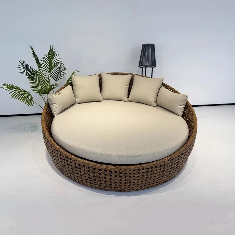 All Weather Garden Egg Shape Outdoor Furniture Lounger Daybed Rattan Round Waterproof Cushions Sunbed
All Weather Garden Egg Shape Outdoor Furniture Lounger Daybed Rattan Round Waterproof Cushions Sunbed