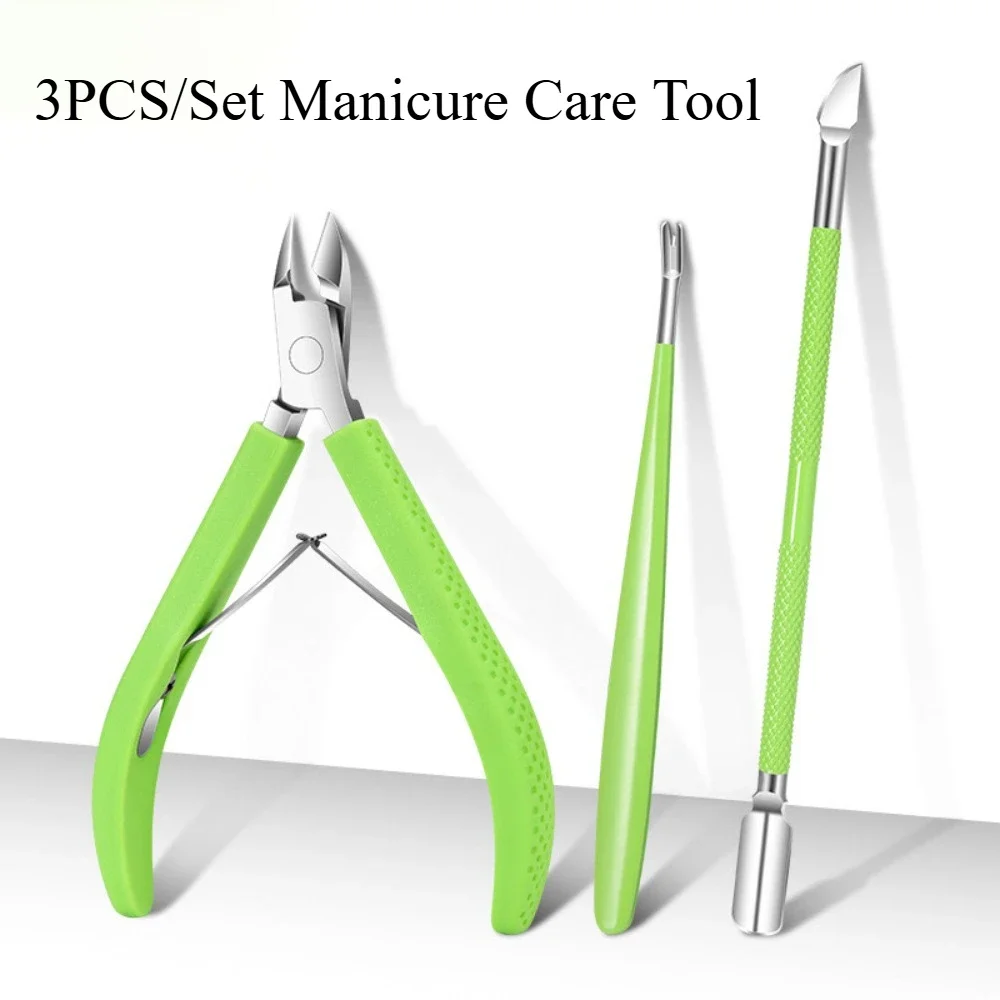 3Pcs/Set Nail Cuticle Scissors Professional Dead Skin Remover Nail Files Fork Knife Sets Manicure Care Tools Multicolor
3Pcs/Set Nail Cuticle Scissors Professional Dead Skin Remover Nail Files Fork Knife Sets Manicure Care Tools Multicolor