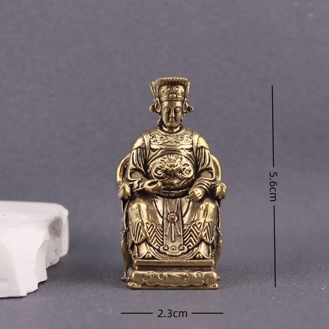V8 pure brass Mazu ornament home office desktop small ornament Poseidon Empress handicraft ornament
V8 pure brass Mazu ornament home office desktop small ornament Poseidon Empress handicraft ornament