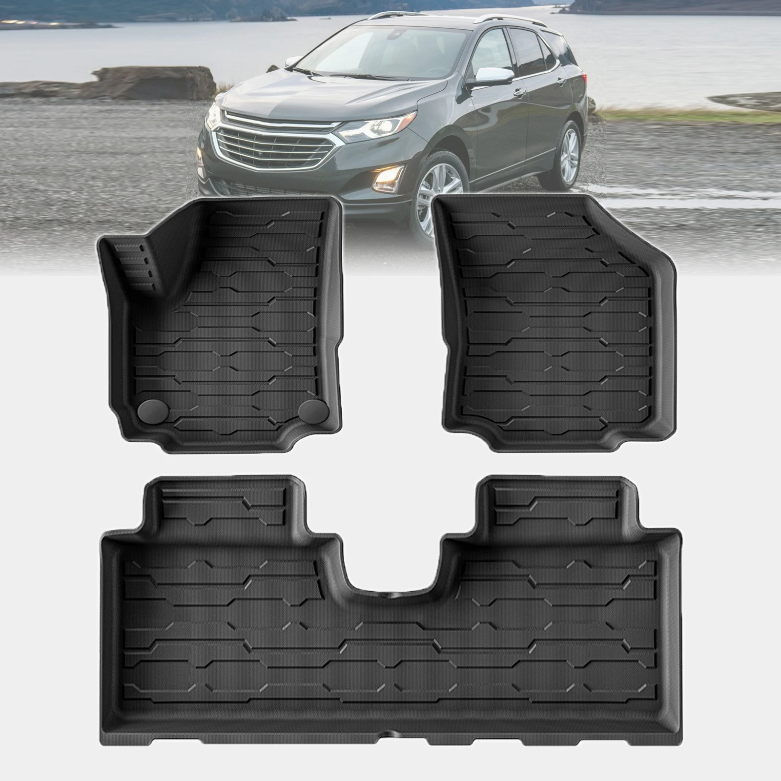 for Chevrolet Equinox 2024 - 2018 Dustproof Easy Clean Car floor Mats TPE Material Non-Slip Interior Parts Accessories
for Chevrolet Equinox 2024 - 2018 Dustproof Easy Clean Car floor Mats TPE Material Non-Slip Interior Parts Accessories