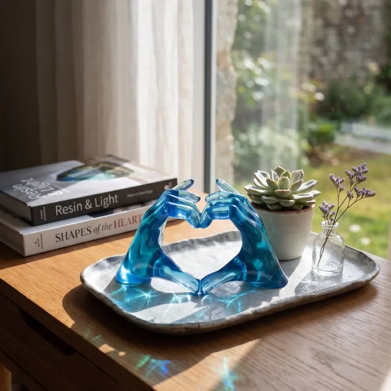 Creative Transparent Resin Heart Gesture Ornament Multi Color Love Gesture Heart Shaped Statue Home Decoration Sculpture Gift
Creative Transparent Resin Heart Gesture Ornament Multi Color Love Gesture Heart Shaped Statue Home Decoration Sculpture Gift