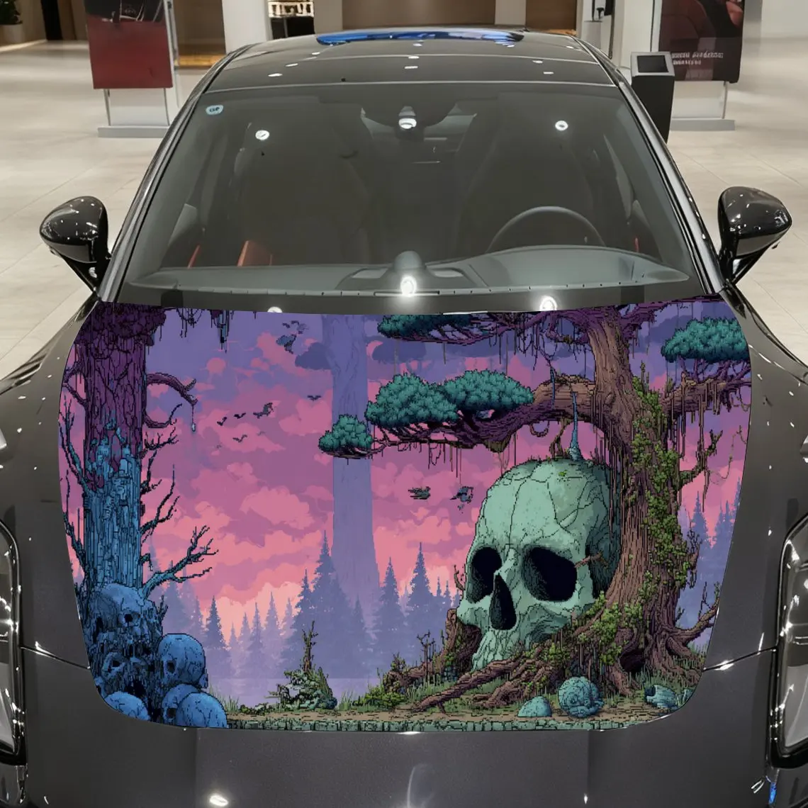 Striking Skull Landscape Car Cover Sticker, Auto Hood Decal, Car Exterior Scratch Resistant Decal, Trendy Gift for Car Lovers, E
Striking Skull Landscape Car Cover Sticker, Auto Hood Decal, Car Exterior Scratch Resistant Decal, Trendy Gift for Car Lovers, E