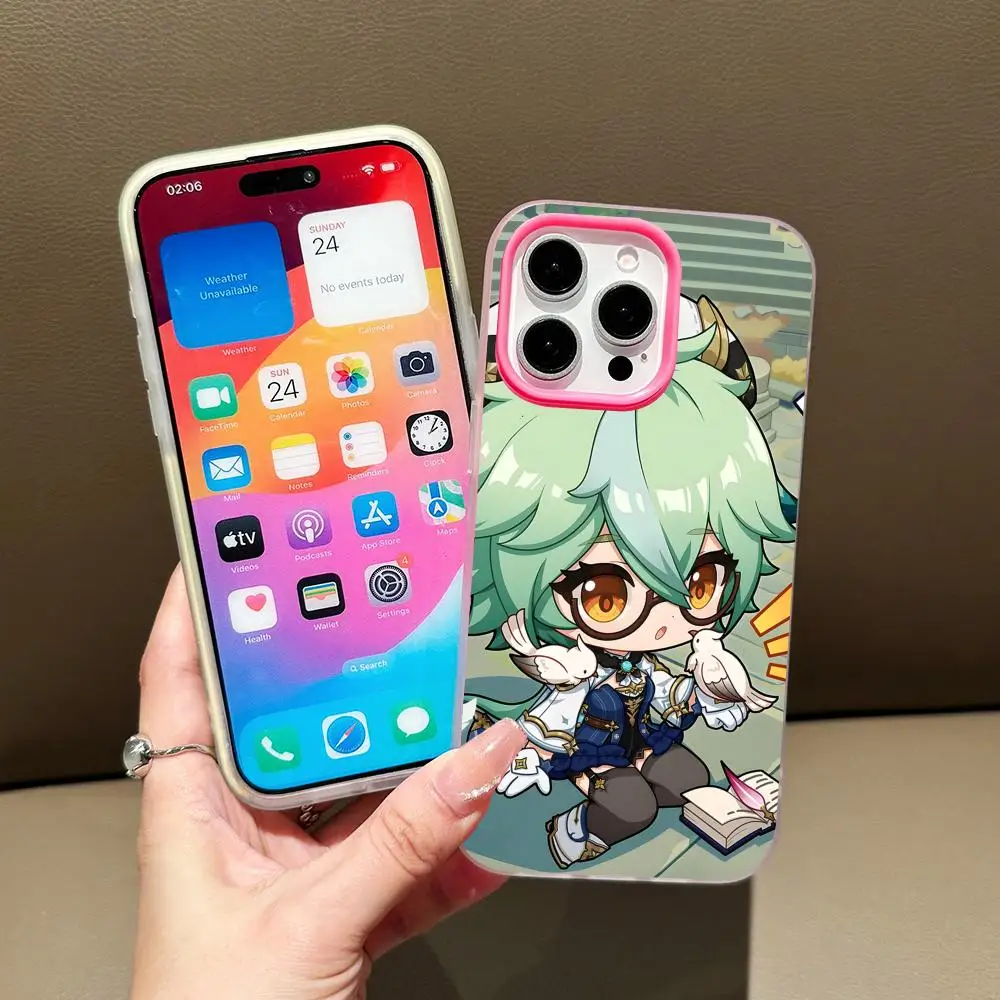 Game GI Sucrose Phone Case for iPhone 17 16 15 14 13 12 11 Air Pro Max Plus Jelly Double layer Rose Red Cover
Game GI Sucrose Phone Case for iPhone 17 16 15 14 13 12 11 Air Pro Max Plus Jelly Double layer Rose Red Cover