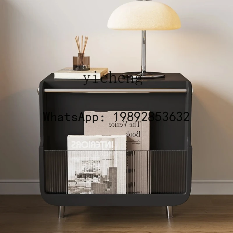 Minimalist Bedside Table Black Vintage Paint Bedside Cabinet Stainless Steel Storage Cabinet
Minimalist Bedside Table Black Vintage Paint Bedside Cabinet Stainless Steel Storage Cabinet