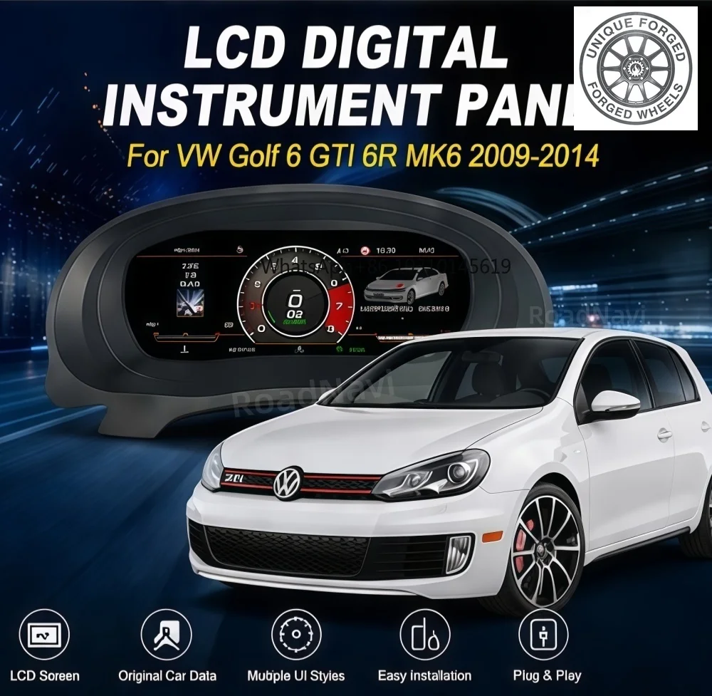 26style BC RoadNavi Car Auto Speedometer for VW Golf 6 GTI 6R MK6 2009-2014 LCD Digital Cluster Car Upgrade Dashboard Instrument
26style BC RoadNavi Car Auto Speedometer for VW Golf 6 GTI 6R MK6 2009-2014 LCD Digital Cluster Car Upgrade Dashboard Instrument