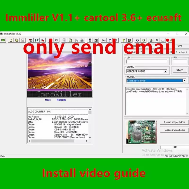 Newest Immo Off Software v1.1 Immo Killer v1.1 Software Programmer Immo Off Programmer Send Online Work Perfect
Newest Immo Off Software v1.1 Immo Killer v1.1 Software Programmer Immo Off Programmer Send Online Work Perfect