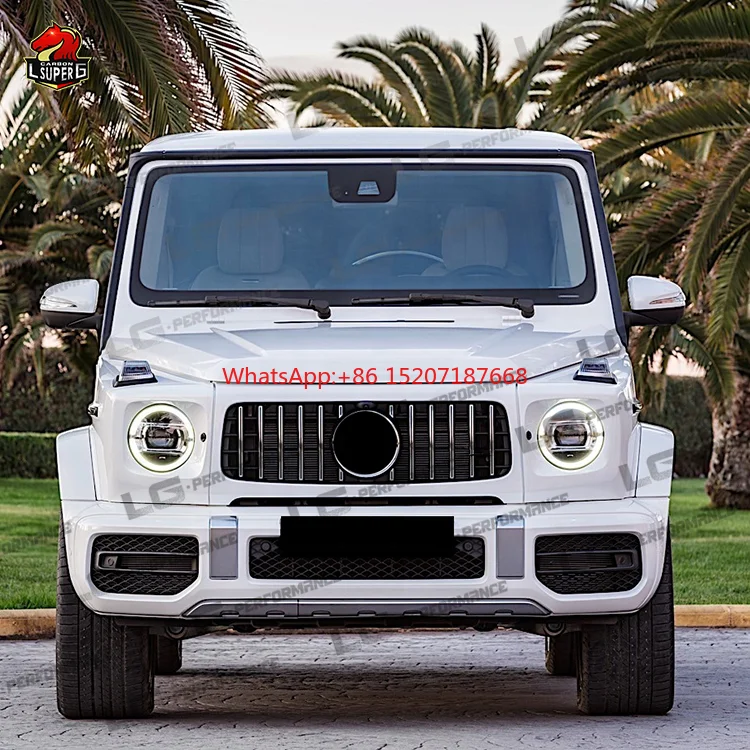 Качественный полный комплект кузова G63 для Mercedes Benz G-class W463, обновление до W464, автомобильные бамперы, капот, фары
Качественный полный комплект кузова G63 для Mercedes Benz G-class W463, обновление до W464, автомобильные бамперы, капот, фары