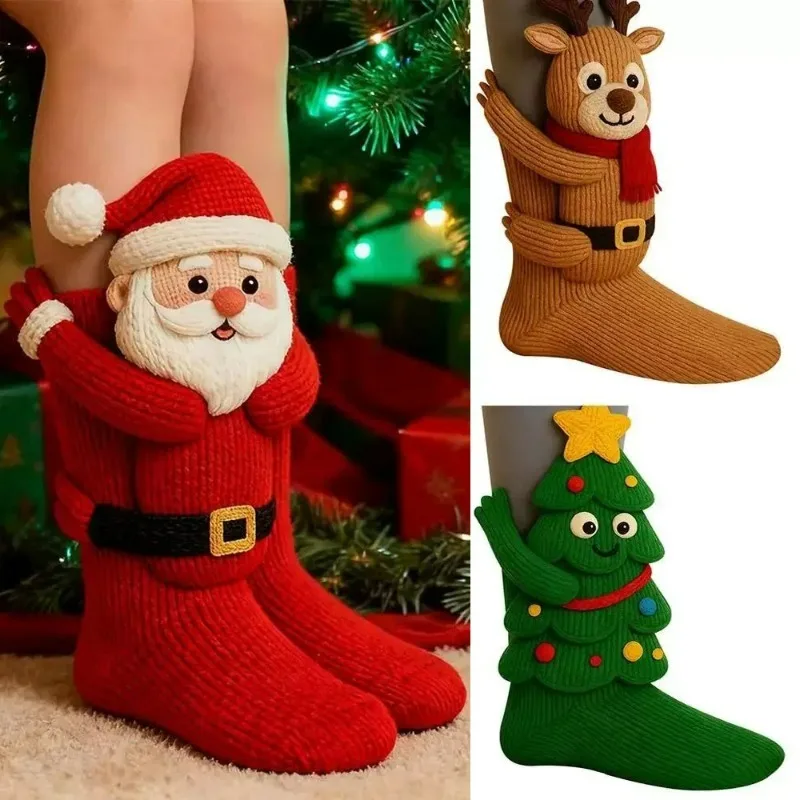 Забавные 3D носки Санта-Клауса с героями мультфильмов, рождественские елки, зимние теплые уютные утолщенные чулки средней длины для мужчин и женщин, рождественские кавайные носки
Забавные 3D носки Санта-Клауса с героями мультфильмов, рождественские елки, зимние теплые уютные утолщенные чулки средней длины для мужчин и женщин, рождественские кавайные носки