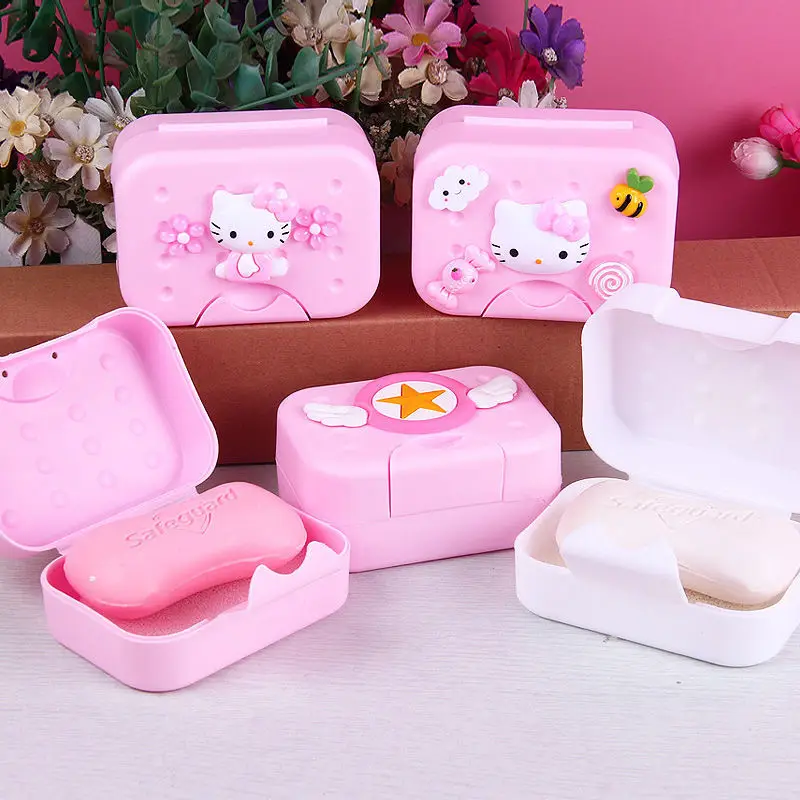 Sanrio anime cute Hello Kitty travel soap box with lid and seal, travel waterproof seal with portable soap box with sponge gift
Sanrio anime cute Hello Kitty travel soap box with lid and seal, travel waterproof seal with portable soap box with sponge gift