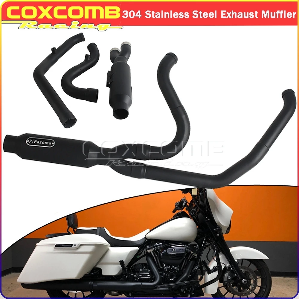 Motorcycle Muffler Full Exhaust For Harley Street Glide Special FLHXS Road Glide FLTRXS 2017-23 Electra Glide EFI FLHTI 2019-22
Motorcycle Muffler Full Exhaust For Harley Street Glide Special FLHXS Road Glide FLTRXS 2017-23 Electra Glide EFI FLHTI 2019-22